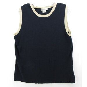 VINTAGE Eddie Bauer Sweater Large Vest Pullover Preppy Casual 90s